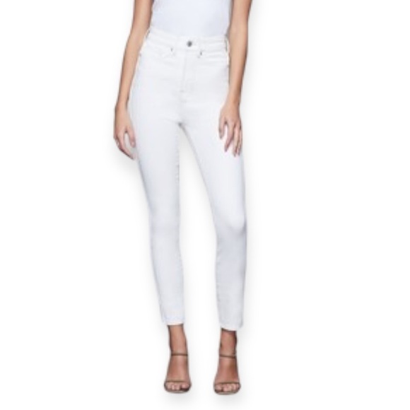 Good‎ American Good Curve Skinny Crop Jeans, Ecru, Size 6, New with tag - Picture 1 of 15
